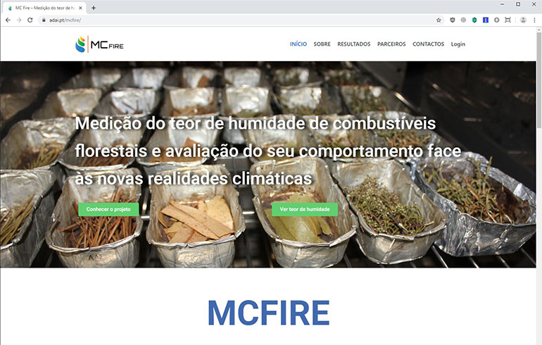 Portfolio - website ADAI / MCFIRE