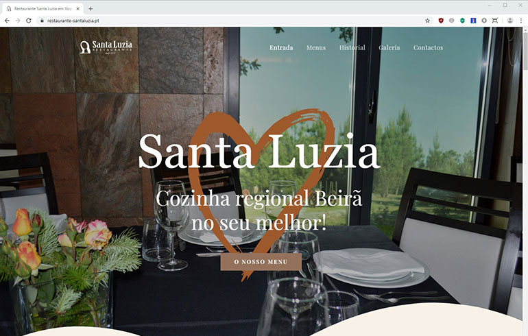 Portfolio - Restaurante Santa Luzia em Viseu